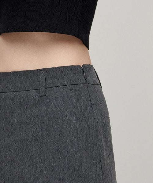 MUSINSA STANDARD WOMAN MUSINSA STANDARD WOMAN Maxi Skirt Medium Gray