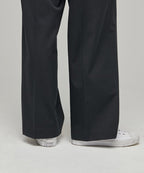 MUSINSA STANDARD WOMAN MUSINSA STANDARD WOMAN Slacks High Waist Wide [Gray]