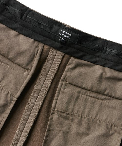 MUSINSA STANDARD WOMAN MUSINSA STANDARD WOMAN Slacks High Waist Wide [Dusty Beige]