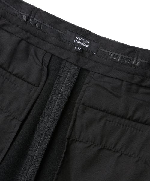 MUSINSA STANDARD WOMAN MUSINSA STANDARD WOMAN Slacks High Waist Wide [Charcoal Gray]