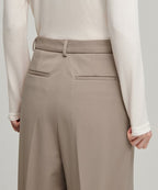 MUSINSA STANDARD WOMAN MUSINSA STANDARD WOMAN Slacks High Waist Wide [Beige]