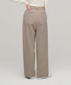 MUSINSA STANDARD WOMAN MUSINSA STANDARD WOMAN Slacks High Waist Wide [Beige]