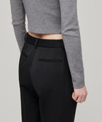 MUSINSA STANDARD WOMAN MUSINSA STANDARD WOMAN Slacks Heavyweight Tapered [Black]