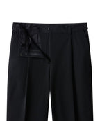 MUSINSA STANDARD WOMAN MUSINSA STANDARD WOMAN Slacks Heavyweight Tapered [Black]