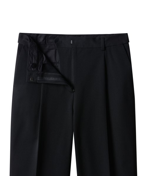 MUSINSA STANDARD WOMAN MUSINSA STANDARD WOMAN Slacks Heavyweight Tapered [Black]