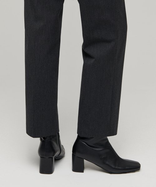 MUSINSA STANDARD WOMAN MUSINSA STANDARD WOMAN Slacks Heavyweight Charcoal Gray