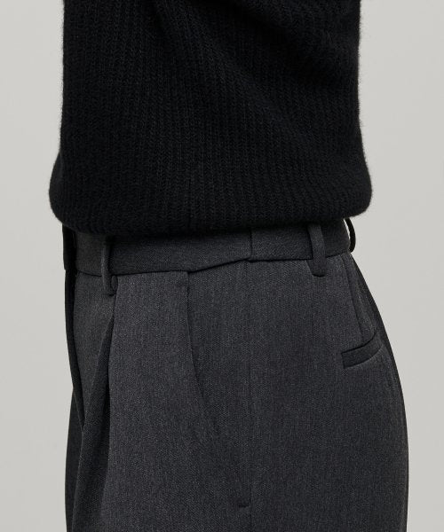 MUSINSA STANDARD WOMAN MUSINSA STANDARD WOMAN Slacks Heavyweight Charcoal Gray
