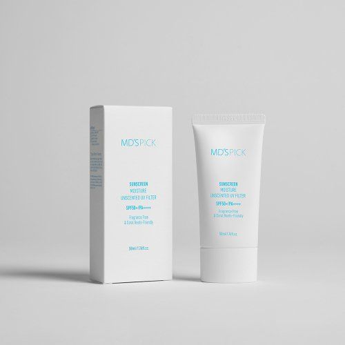 mdspick unscented moisturizing sunscreen 50ml 2 pieces