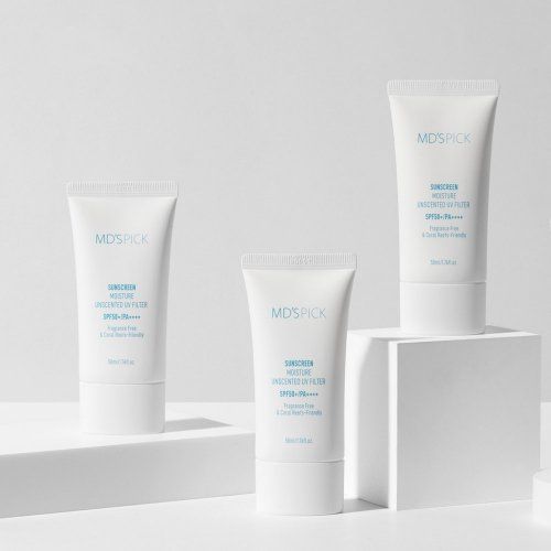 mdspick unscented moisturizing sunscreen 50ml 2 pieces