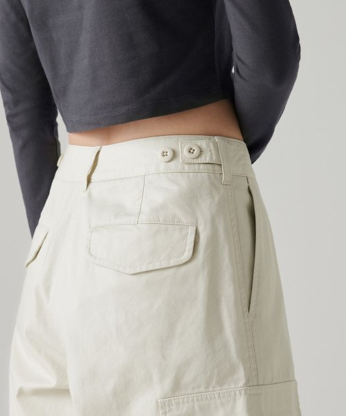 MUSINSA STANDARD WOMAN MUSINSA STANDARD WOMAN Women's Wide Cargo Pants Cream