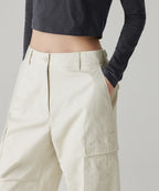 MUSINSA STANDARD WOMAN MUSINSA STANDARD WOMAN Women's Wide Cargo Pants Cream