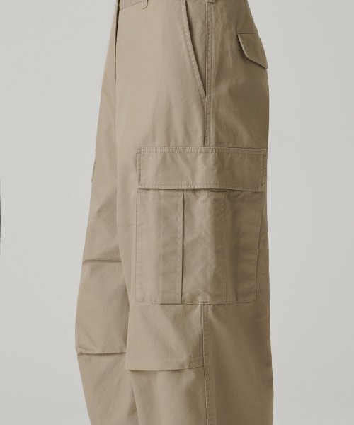 MUSINSA STANDARD WOMAN MUSINSA STANDARD WOMAN Women's Wide Cargo Pants (Beige)