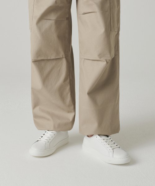 MUSINSA STANDARD WOMAN MUSINSA STANDARD WOMAN Women's Wide Cargo Pants (Beige)