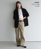 MUSINSA STANDARD WOMAN MUSINSA STANDARD WOMAN Women's Wide Cargo Pants (Beige)