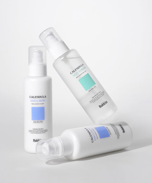 ROKKISS Calendula skin toner 150ml + emulsion 150ml set, 1 set