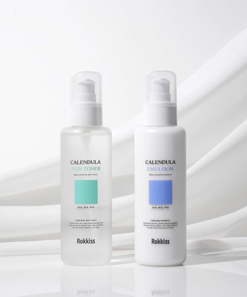 ROKKISS Calendula skin toner 150ml + emulsion 150ml set, 1 set