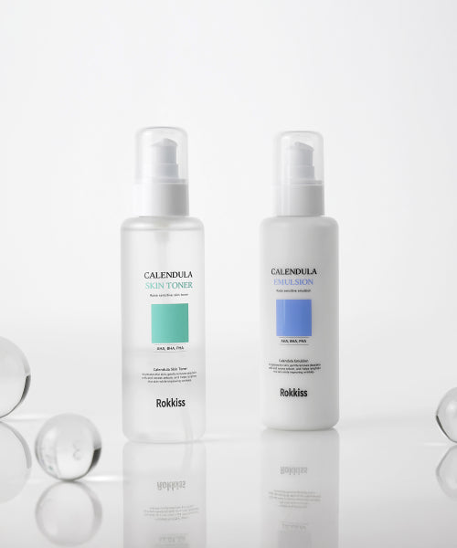 ROKKISS Calendula skin toner 150ml + emulsion 150ml set, 1 set