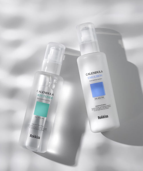 ROKKISS Calendula skin toner 150ml + emulsion 150ml set, 1 set