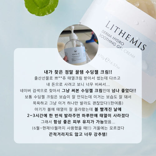 LITHEMIS Anasys Quick Drying Large Capacity Moisturizing Cream 470g 1 unit