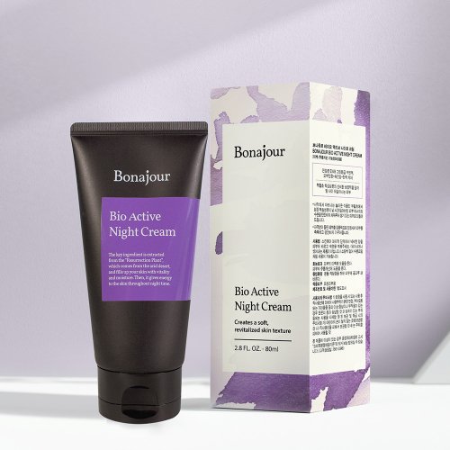BONAJOUR Vegan Bio-Active Night Cream 80ml (Resurrection Herb Cream)