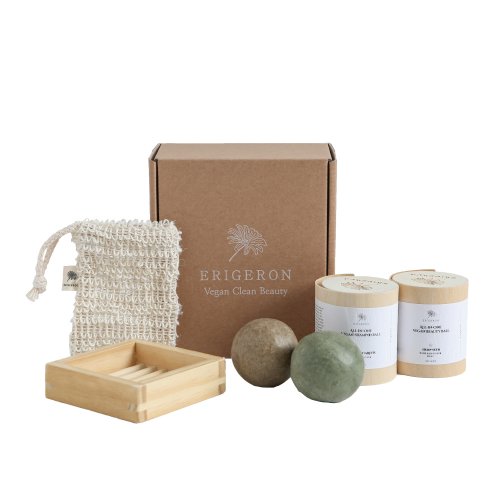ERIGERON All-in-one vegan shampoo bar house warming set