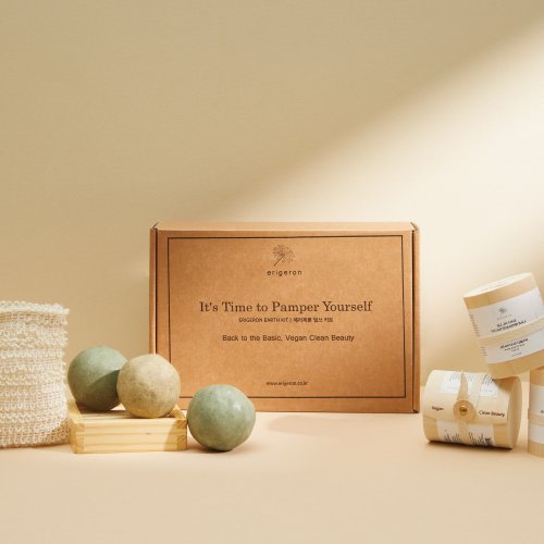 ERIGERON All-in-one vegan beauty ball shampoo ball gift set (3 pieces)