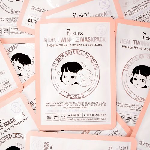ROKKISS ROKKISS Mildly Acidic Real Twinkle Mask Pack 30 Sheets