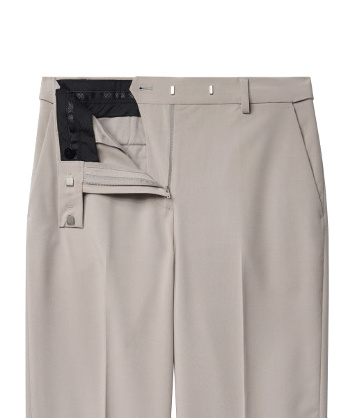 MUSINSA STANDARD WOMAN MUSINSA STANDARD WOMAN Slacks Wide Hidden Banding Light Beige