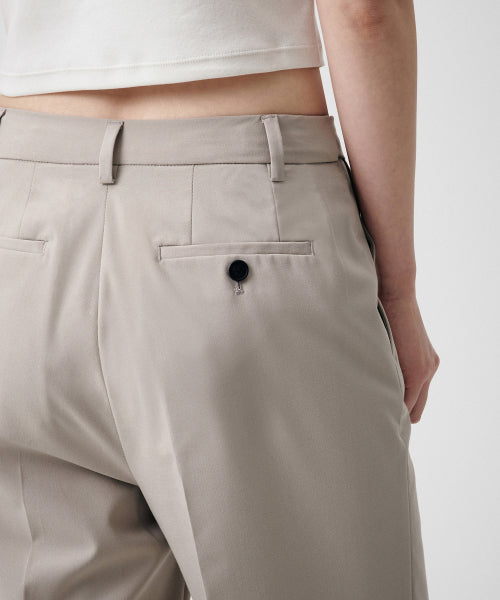 MUSINSA STANDARD WOMAN MUSINSA STANDARD WOMAN Slacks Wide Hidden Banding Light Beige
