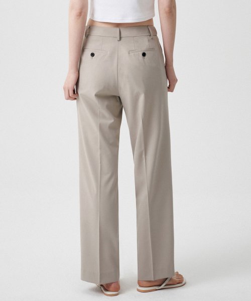 MUSINSA STANDARD WOMAN MUSINSA STANDARD WOMAN Slacks Light Beige