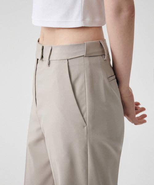 MUSINSA STANDARD WOMAN MUSINSA STANDARD WOMAN Slacks Light Beige