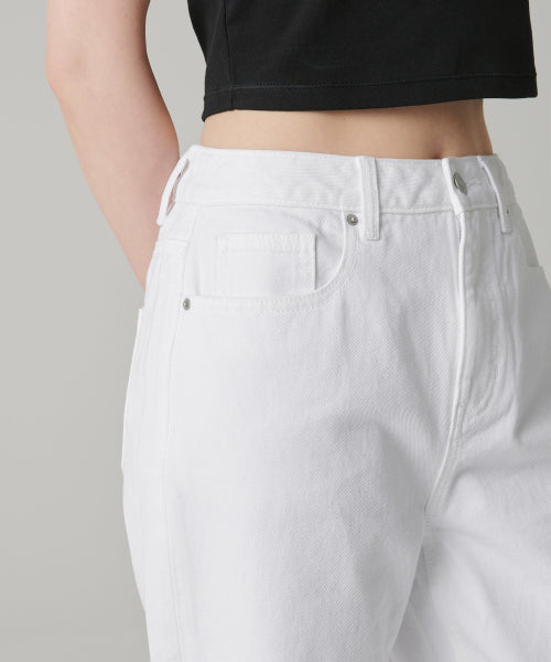 MUSINSA STANDARD WOMAN MUSINSA STANDARD WOMAN Women's Wide Denim Pants [White]