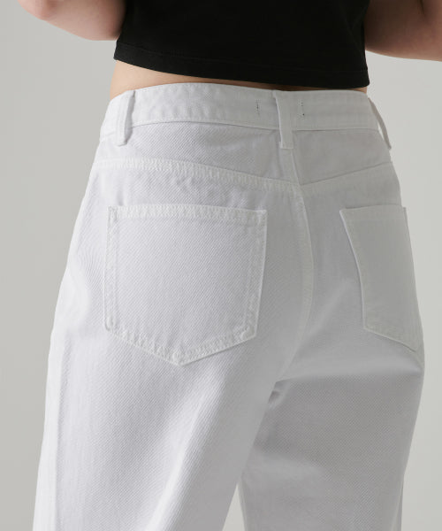 MUSINSA STANDARD WOMAN MUSINSA STANDARD WOMAN Women's Wide Denim Pants [White]