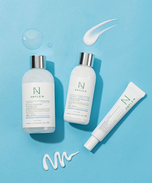 AMPLEN Hyaluron Shot Moisture 3-piece special set (toner + emulsion + cream)