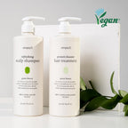SIMPLYO Refreshing Scalp Care Hair Bundle 500ml Bundle (Shampoo + 16 Protein Treatments) 2 Types of Fragrance