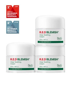 DR.G [Giveaway] Red Blemish Clear Soothing Cream 50mLx3