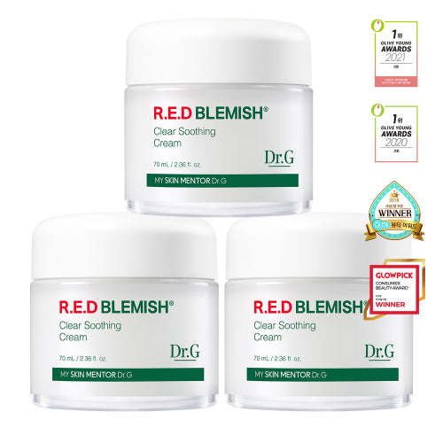 DR.G [Giveaway] Red Blemish Clear Soothing Cream 50mLx3