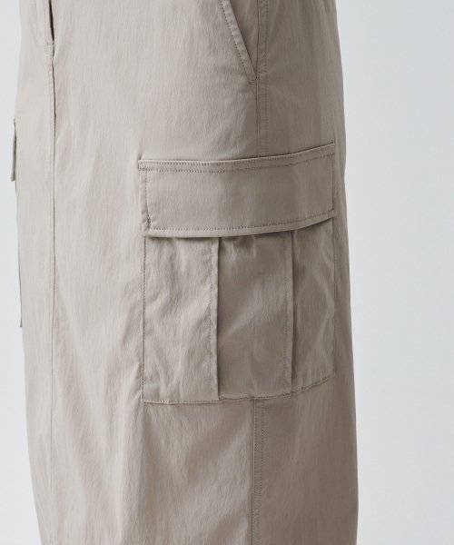 MUSINSA STANDARD WOMAN MUSINSA STANDARD WOMAN Women's Cargo Maxi Skirt [Light Beige]