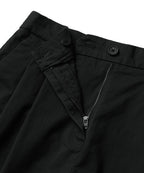MUSINSA STANDARD WOMAN MUSINSA STANDARD WOMAN Women's Two-Tuck Wide Chino Shorts (Black)