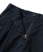 MUSINSA STANDARD WOMAN MUSINSA STANDARD WOMAN Women's Two-Tuck Wide Chino Shorts [Navy]