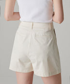 MUSINSA STANDARD WOMAN MUSINSA STANDARD WOMAN Women's Two-Tuck Wide Chino Shorts Cream