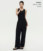 MUSINSA STANDARD WOMAN MUSINSA STANDARD WOMAN Women's Parachute Pants (Black)