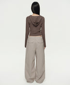 MUSINSA STANDARD WOMAN MUSINSA STANDARD WOMAN Women's Parachute Pants [Light Beige]