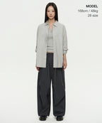 MUSINSA STANDARD WOMAN MUSINSA STANDARD WOMAN Pants Gunmetal