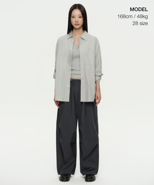 MUSINSA STANDARD WOMAN MUSINSA STANDARD WOMAN Pants Gunmetal