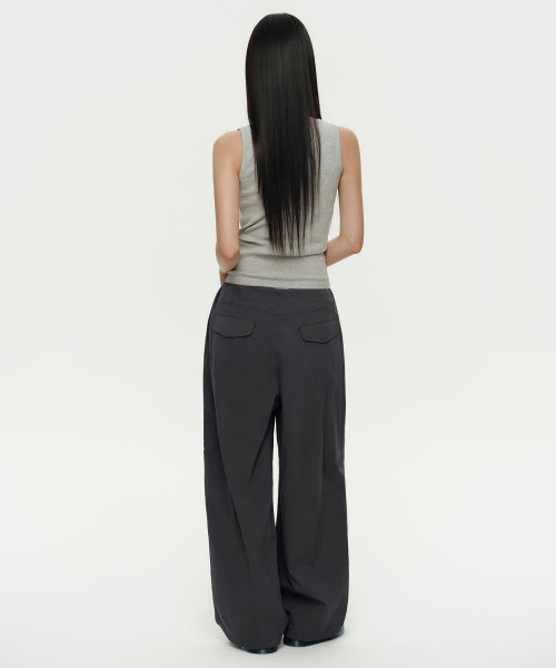 MUSINSA STANDARD WOMAN MUSINSA STANDARD WOMAN Pants Gunmetal