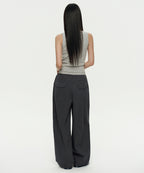MUSINSA STANDARD WOMAN MUSINSA STANDARD WOMAN Pants Gunmetal