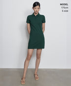 MUSINSA STANDARD WOMAN MUSINSA STANDARD WOMAN Women’s Pique Polo One-Piece Green