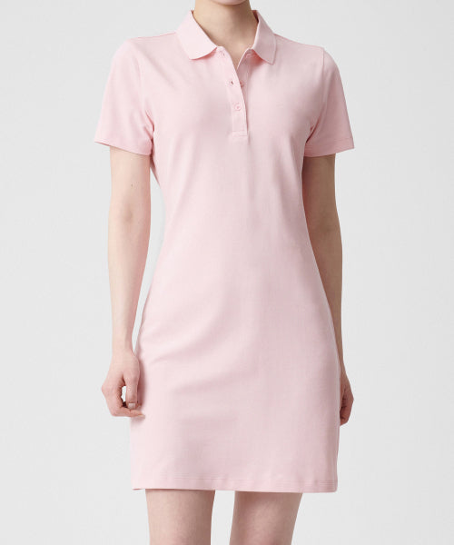 MUSINSA STANDARD WOMAN MUSINSA STANDARD WOMAN Pique Polo One-Piece Pink