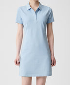 MUSINSA STANDARD WOMAN MUSINSA STANDARD WOMAN Women’s Pique Polo One-Piece (Pastel Blue)